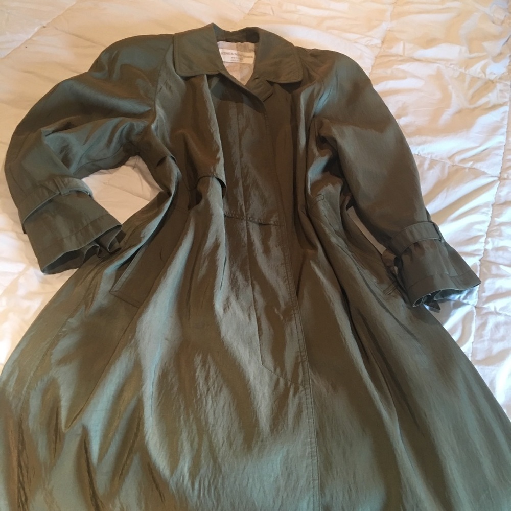 Jones New York, Rain resistant trench coat.